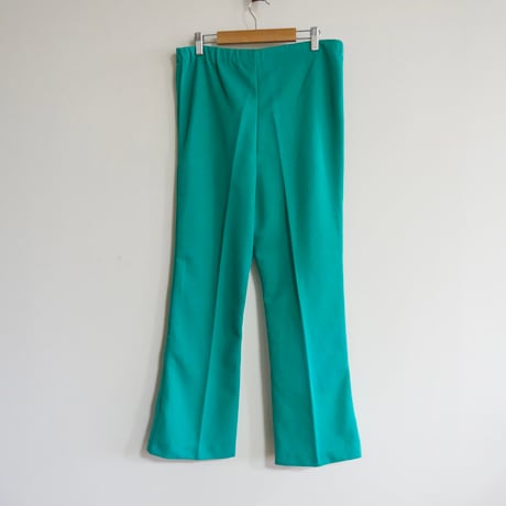 easy slacks pants “green”