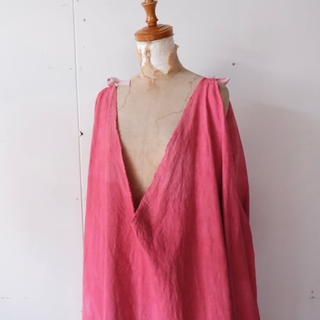 eski.  original dress / overdye "pink × ocher"