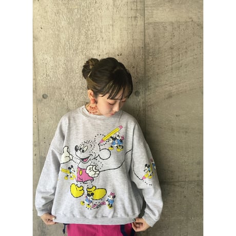 80s disney / Mickey & Minne print sweat