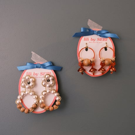 lili by seri / fuchidori perl / earring