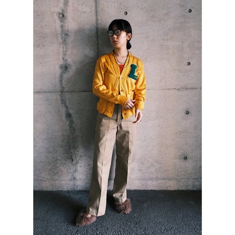 “L”  7th lettered cardigan