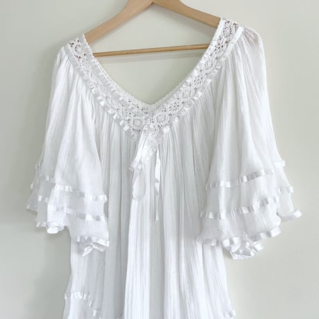 Greece blouse / white