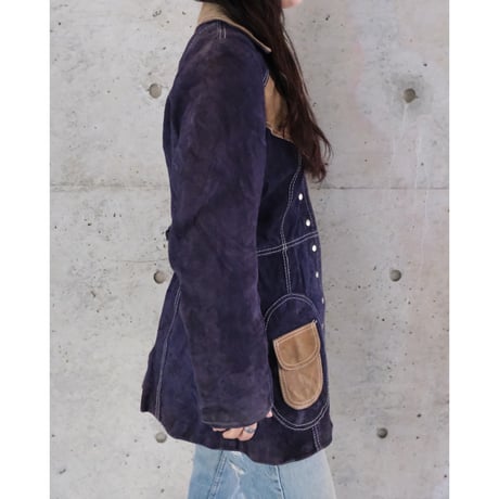 〜70s suède leather jacket