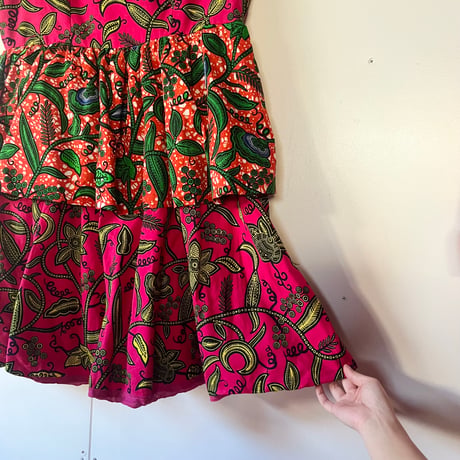 batik dress / pink