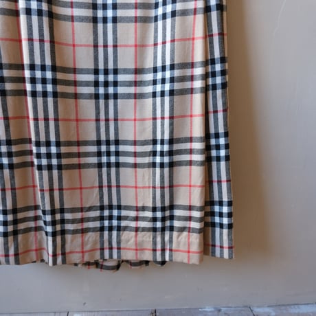 BURBERRY'S / check skirt / made in England