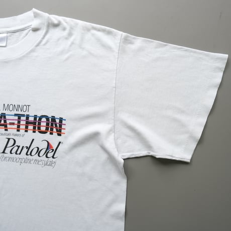 old print tee / white