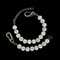 eski. original shell chain "plain" choker & bracelet