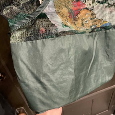 eski. remake / "dog" mesh camo vest