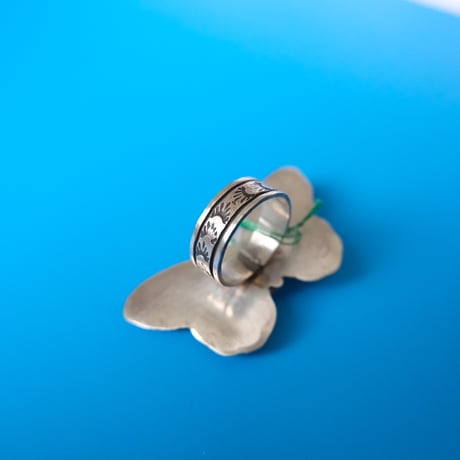 navajo / "RickEnrigues" butterfly ring