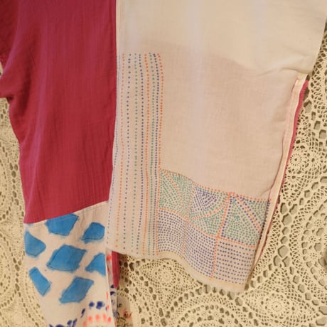 "画楽" original cotton tops