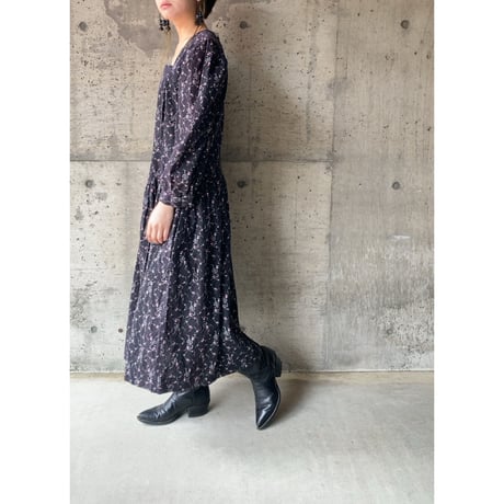 70s square neck mini dress