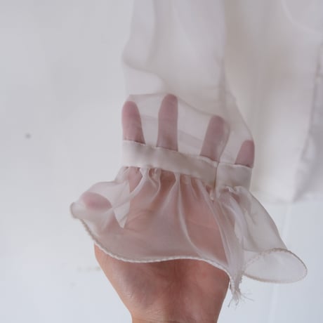 〜70s frill blouse