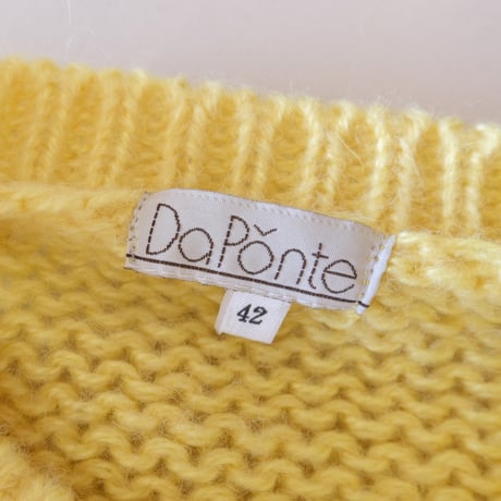 design knit / pastel yellow
