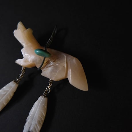 ZUNI / fetish “bear” necklace top