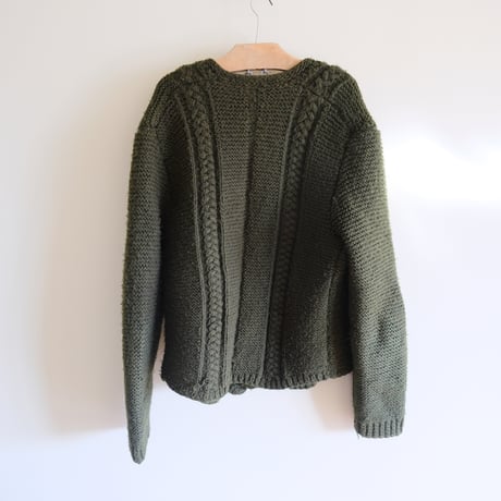metal button cardigan