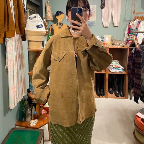 ~60s vintage suede western jacket
