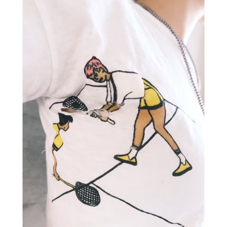 80s vintage tee "tennis"