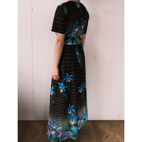 blue flower dress