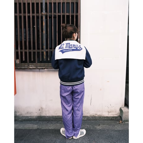 nylon pants / purple