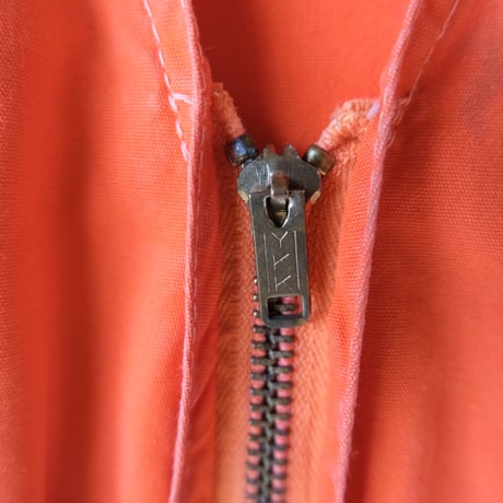 〜70s hunting vest / orange / made in Hongkong