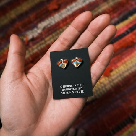 ZUNI / inlay heart pierce
