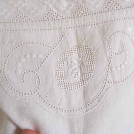 antique cotton short tops
