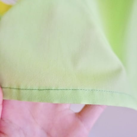 embroidery setup (tops×skirt) “light green”