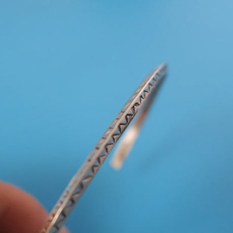navajo / stamp bangle
