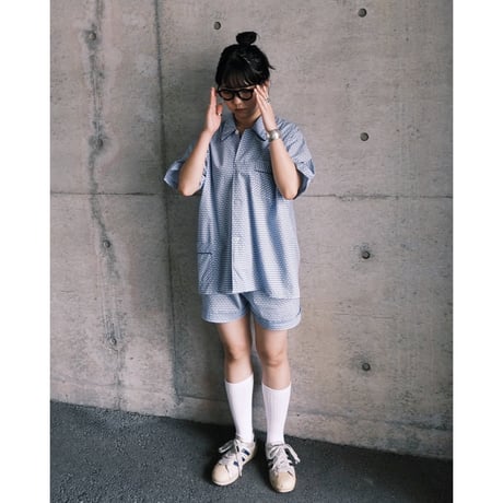 cotton pajama setup “blue”