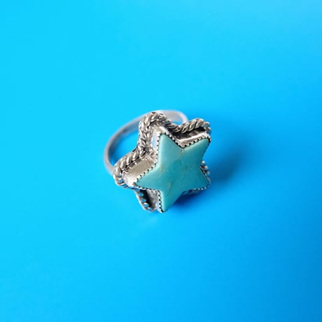 navajo / STAR  turquoise ring
