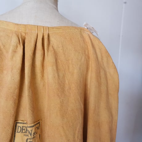 eski.  original dress / overdye "ocher"