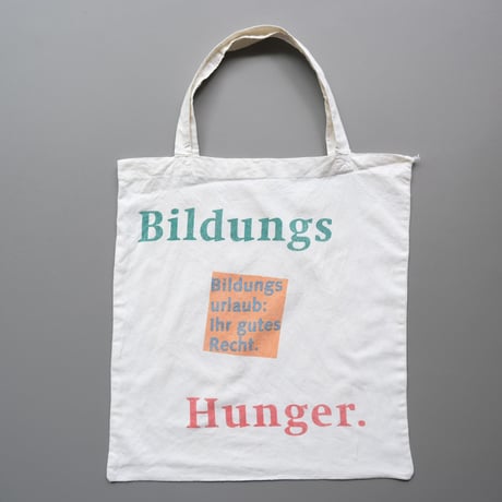 eco bag "bildungs hunger"
