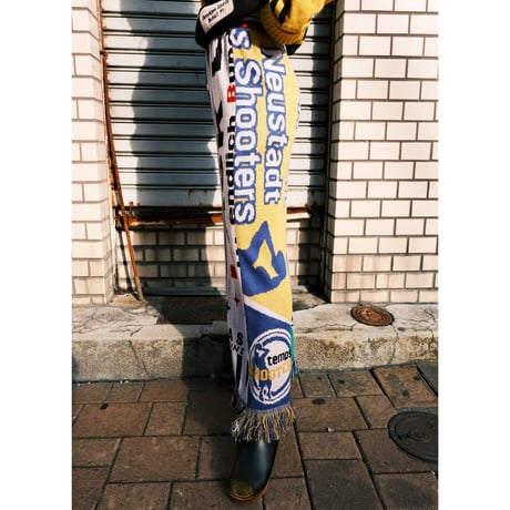 sports muffler remake skirt / yellow