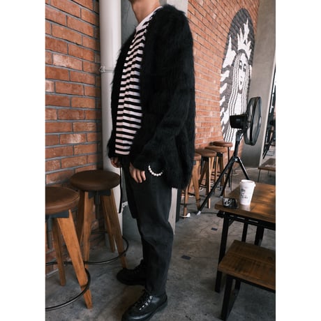 "BAA COSTUME MFG." / king mohair sweater / black