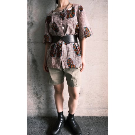 African batik unique neck-hole tops