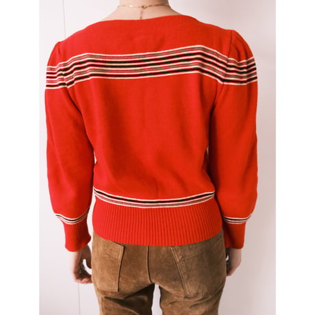 acrylic puff sleeve tops