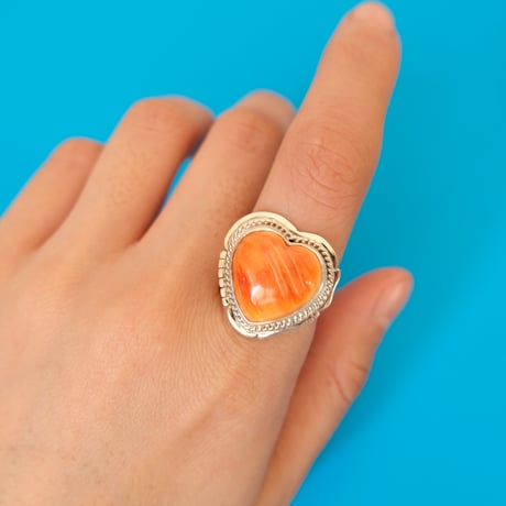 navajo / "heart" ring