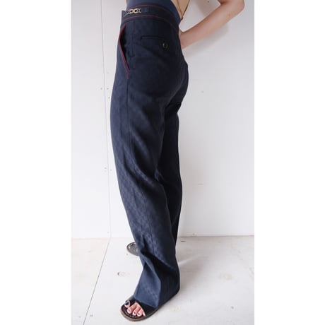 japan vintage / navy slacks
