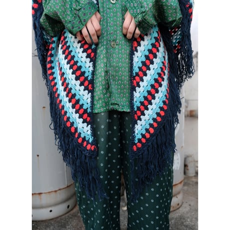 hand knit big shawl