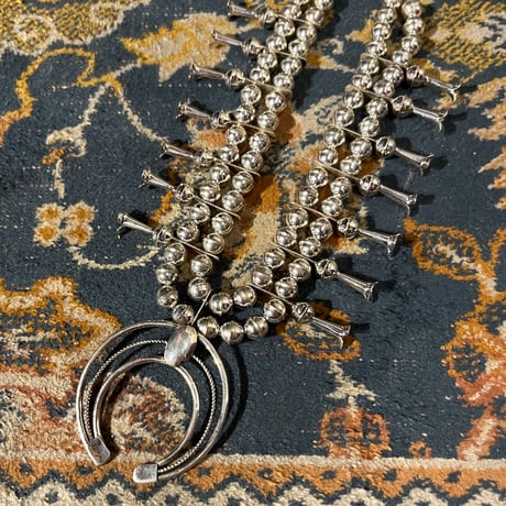 navajo "PhillGarcia" / squash blossom naja necklace