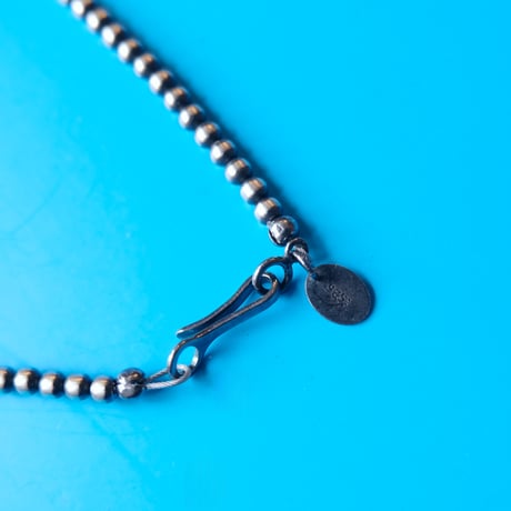 navajo / oxidized silver × 12kgf necklace