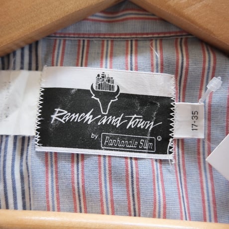 Ranch and town / stripe western shirt