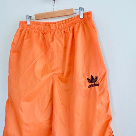 “adidas” orange nylon half pants