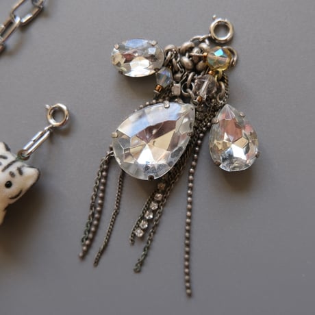 eski. original shell chain necklace "△○"