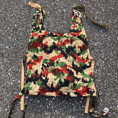 eski original remake / swiss army alpin camo backpack vest