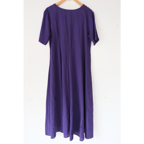 cotton dress / purple