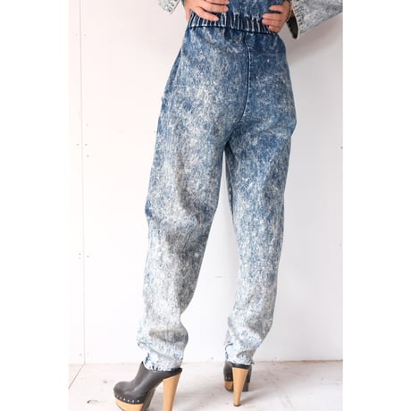chemical denim all-in-one
