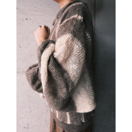 dolman sleeve knit with collar