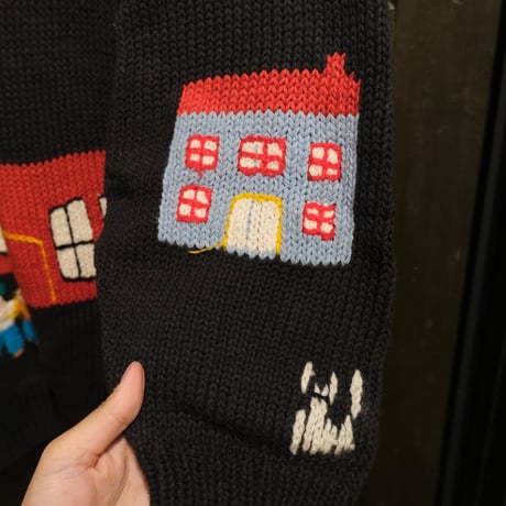 3D cotton knit "church"