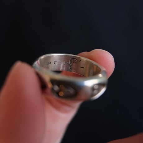 navajo / "♡" stamp ring / DarrellCadman